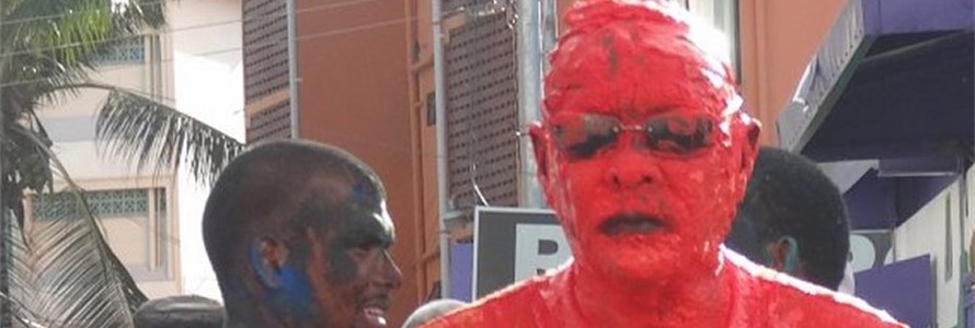 Monday morning at 4 a.m. Carnival Monday begins with J'ouvert.  