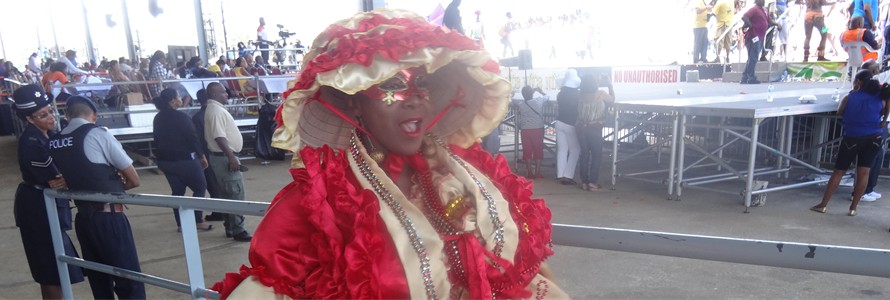 Miz Lorraine - one of the old time Carnival characters.